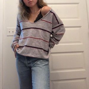 Free People striped sweater